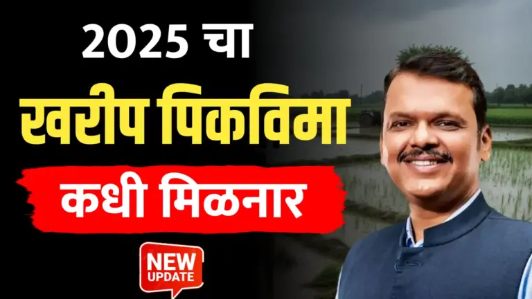 2025 चा खरीप पिकविमा कधी मिळनार ? पहा नवीन अपडेट